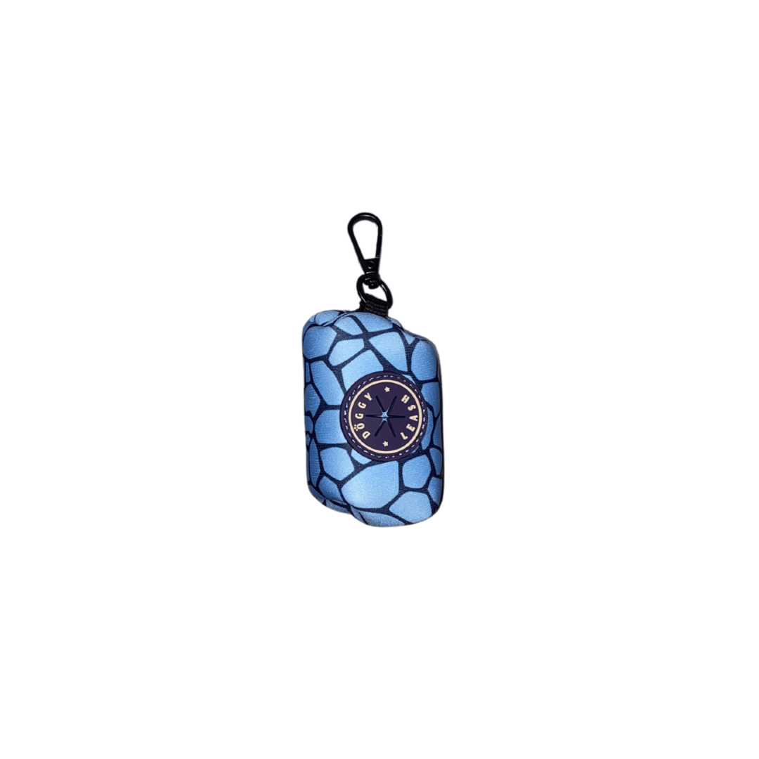 Porta Bolsas Animal Print Azul