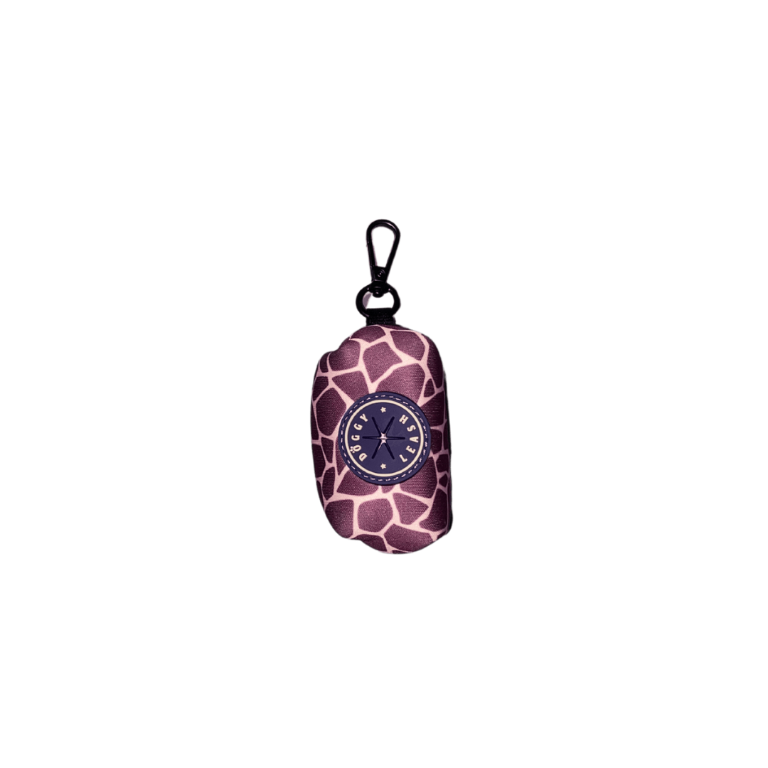 Porta Bolsas Animal Print Morado